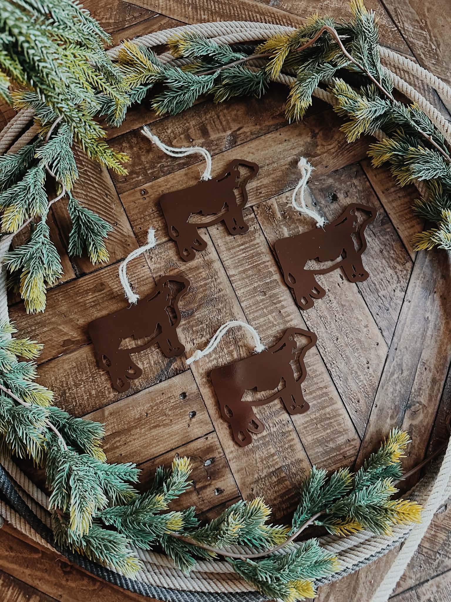 Custom Animal Shape Ornament 4 Pack