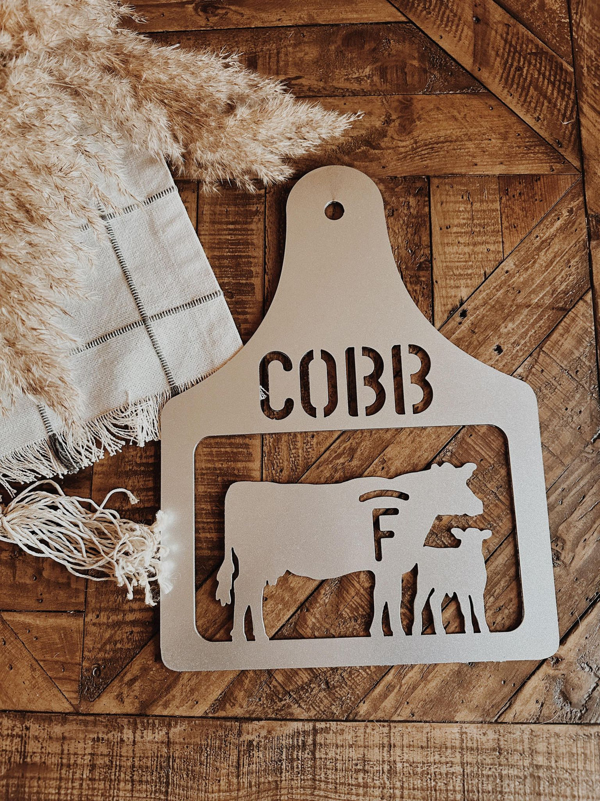 16" 100% CUSTOM EAR TAG SIGN