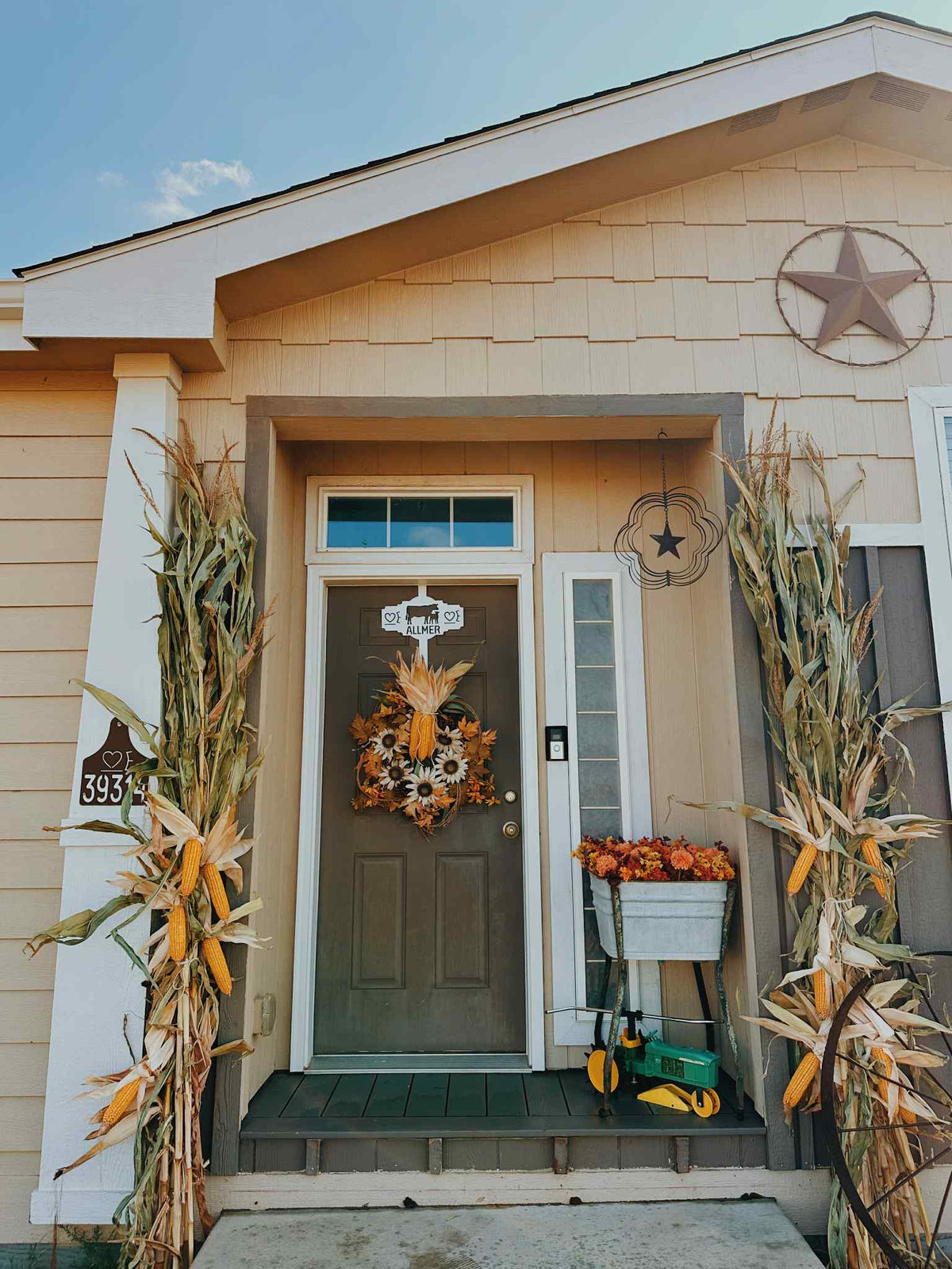 Western Wreath Hanger - Custom YOUR NAME + LIVESTOCK BRAND HERE
