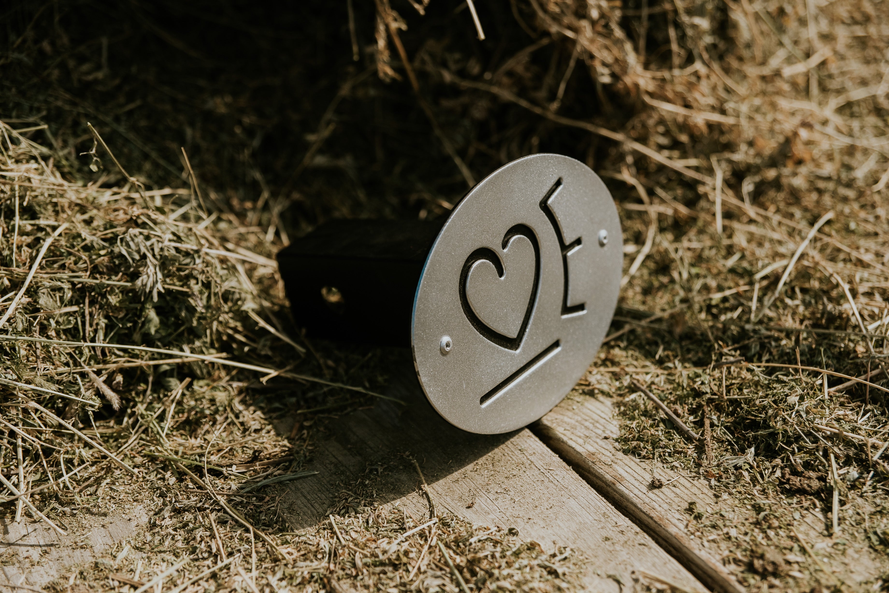 Custom Cattle Brand Hitch Cover - Oval