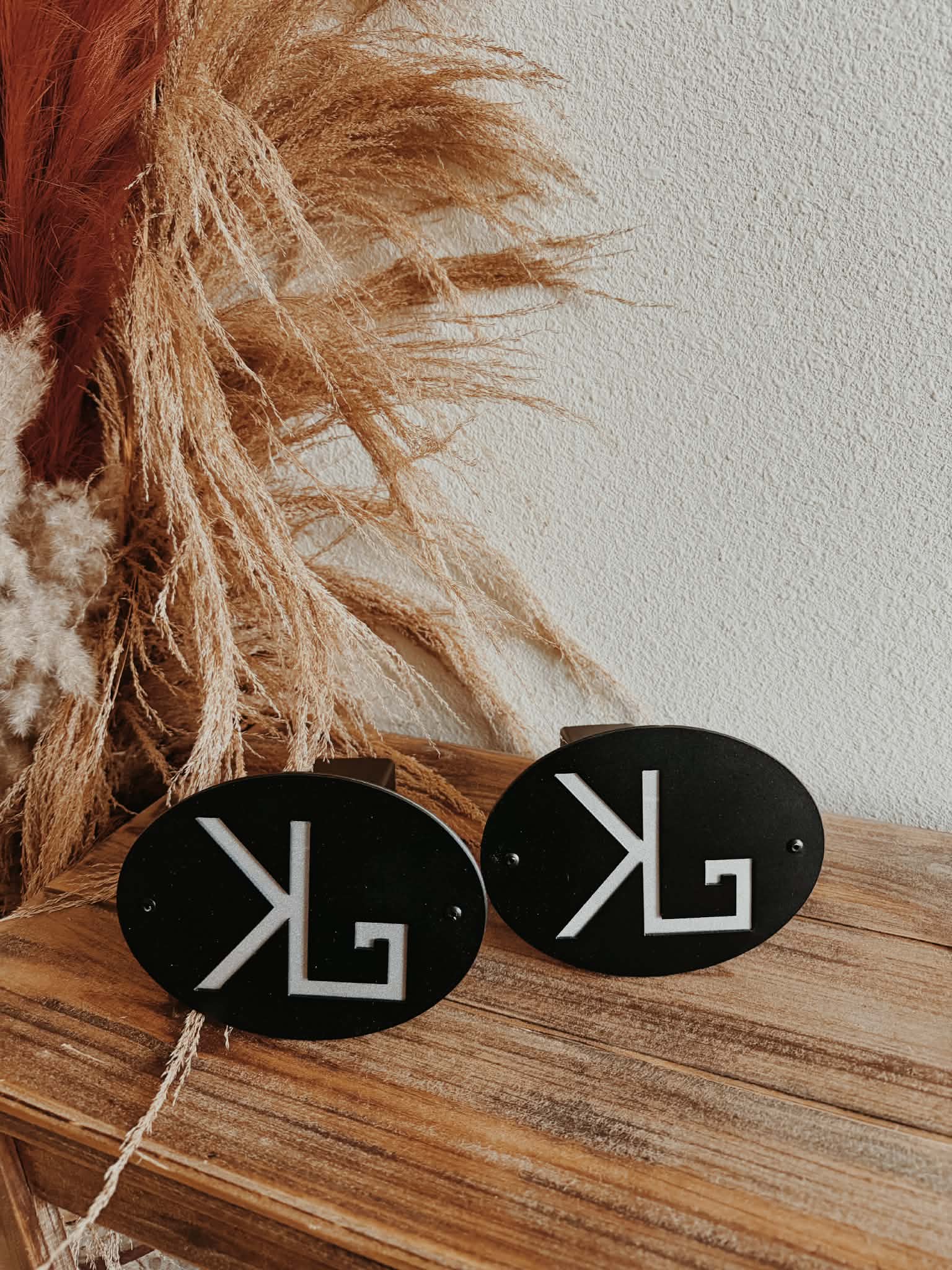 Custom Cattle Brand Hitch Cover - Oval