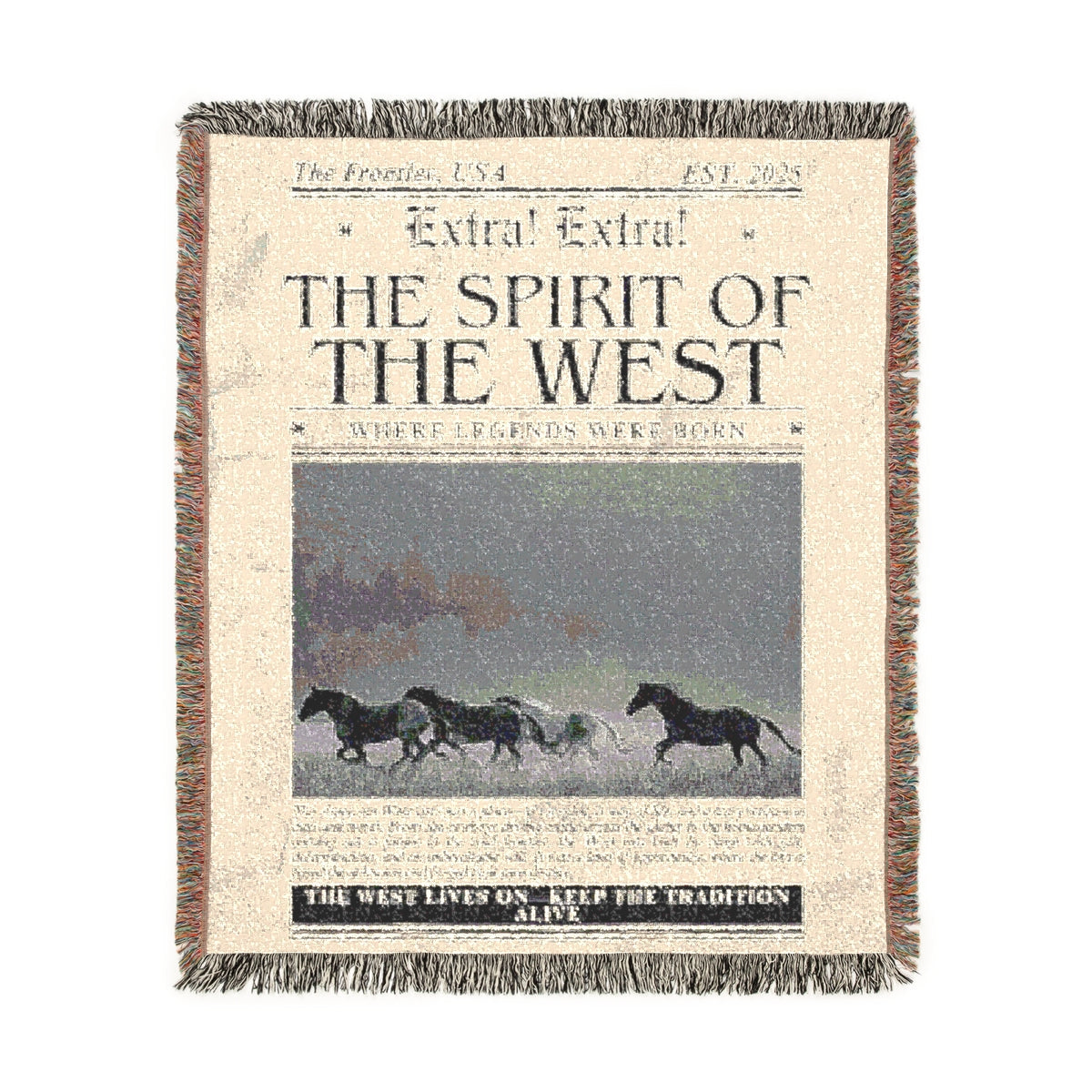 Woven Blanket - Spirit of the West