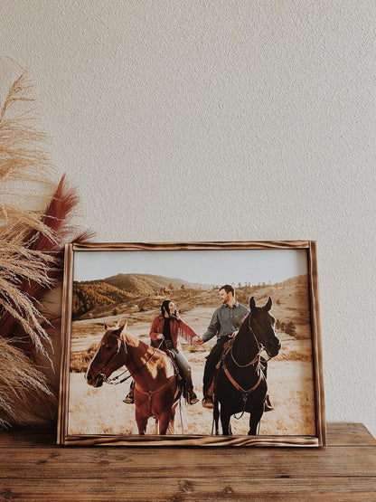 Custom YOUR PHOTO HERE Western Handcrafted Framed Canvas Print