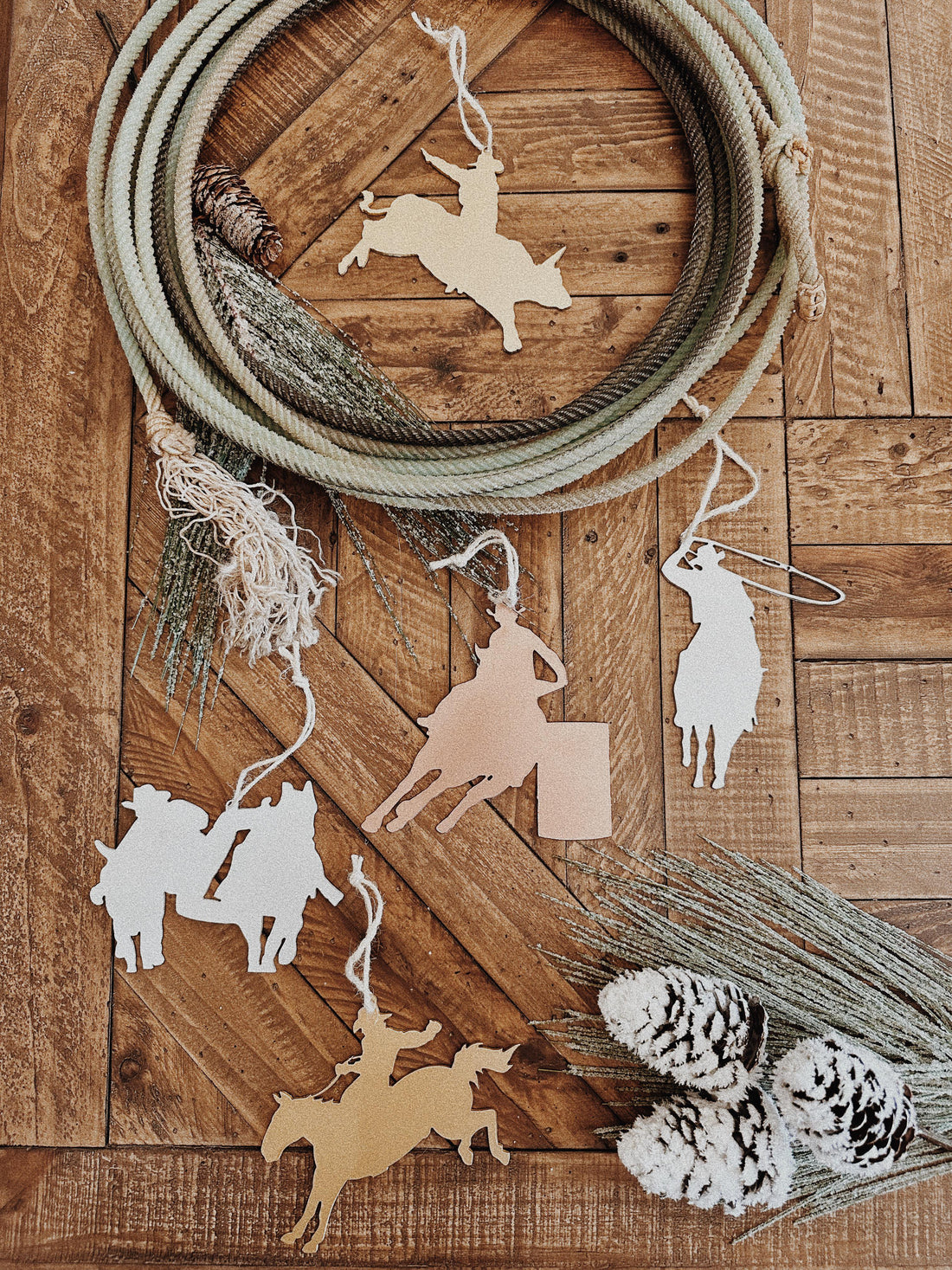 All Around Cowboy Rodeo Ornament 5 Pack