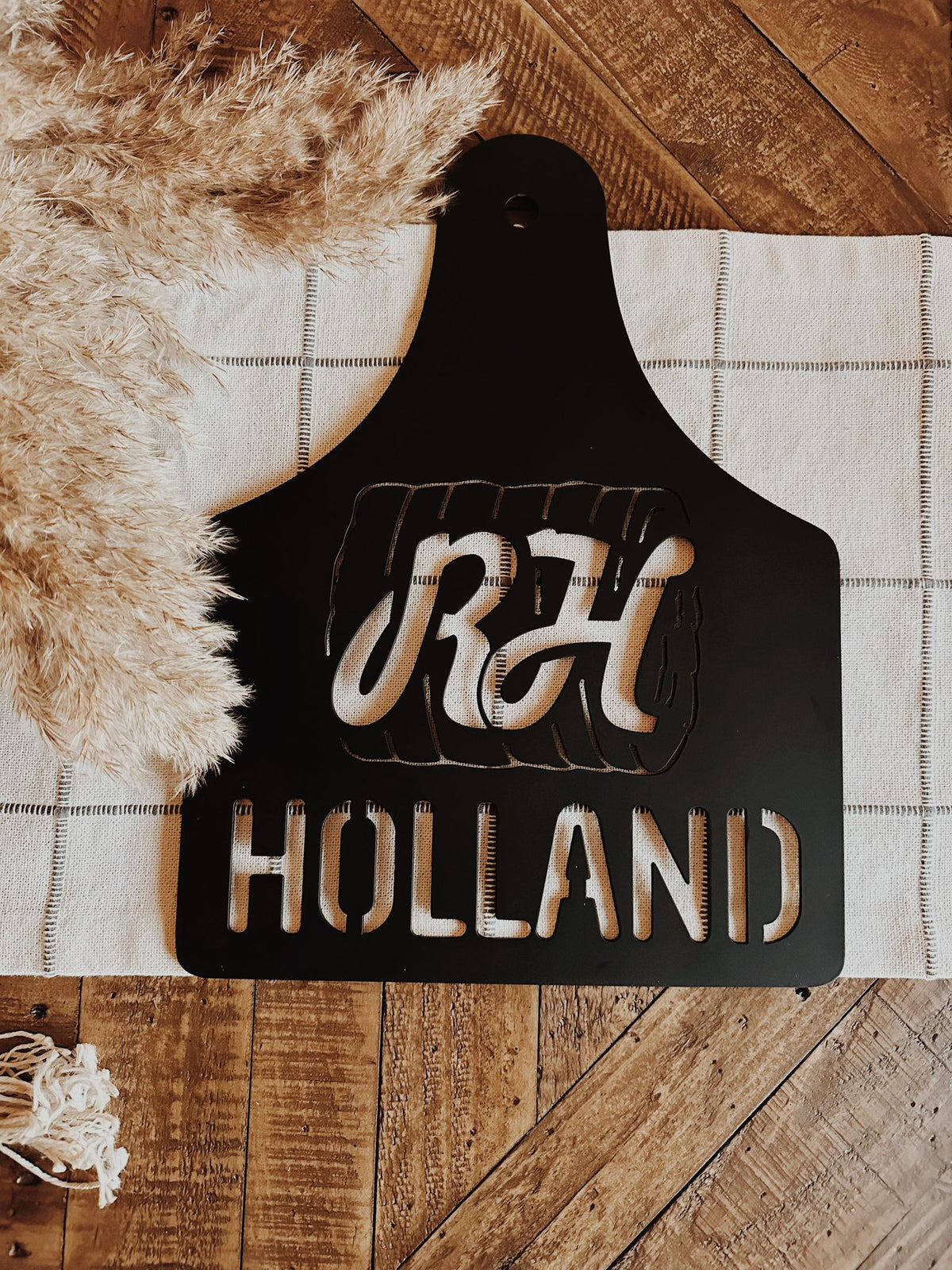 16" 100% CUSTOM EAR TAG SIGN