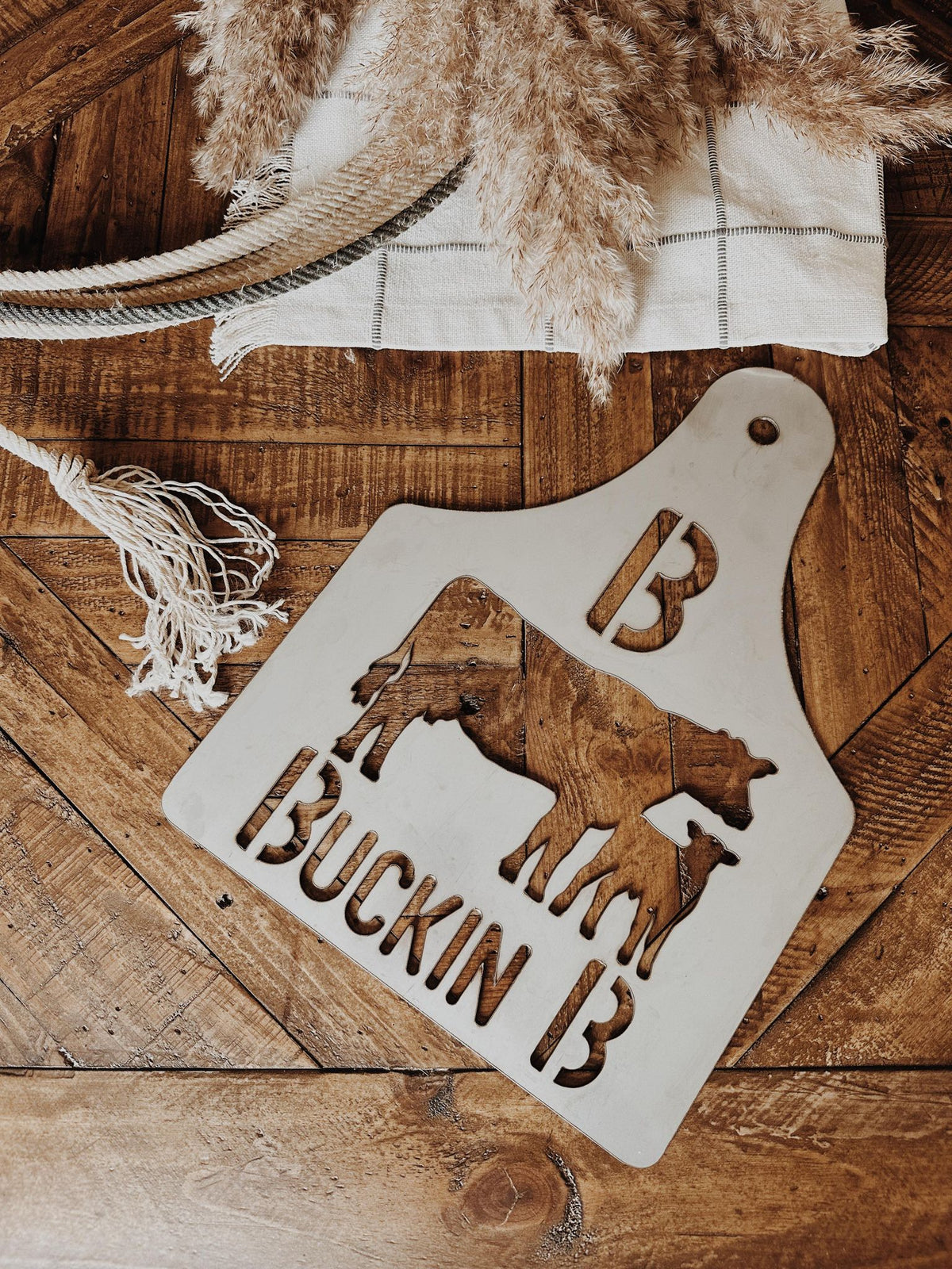 16" 100% CUSTOM EAR TAG SIGN