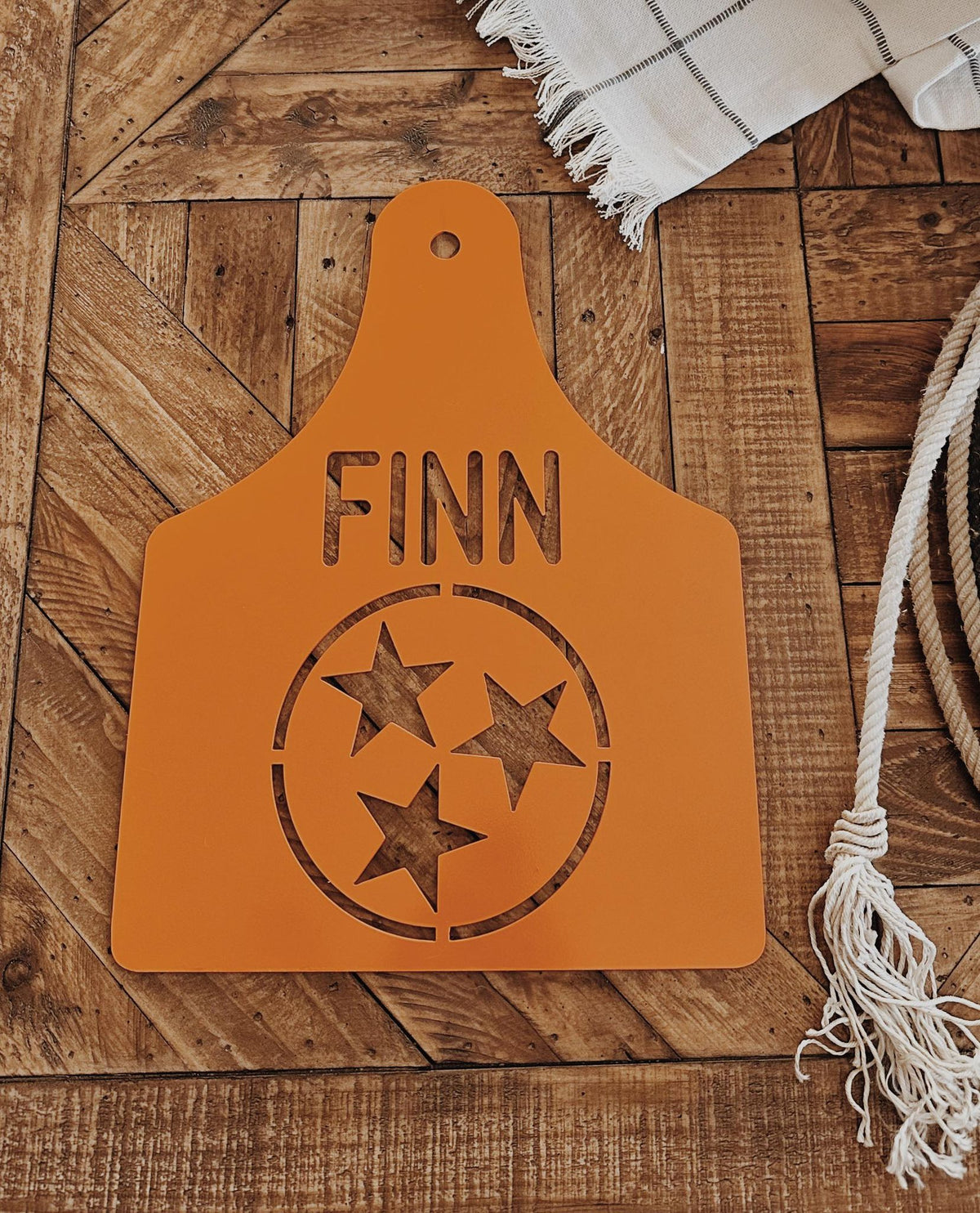 16" 100% CUSTOM EAR TAG SIGN
