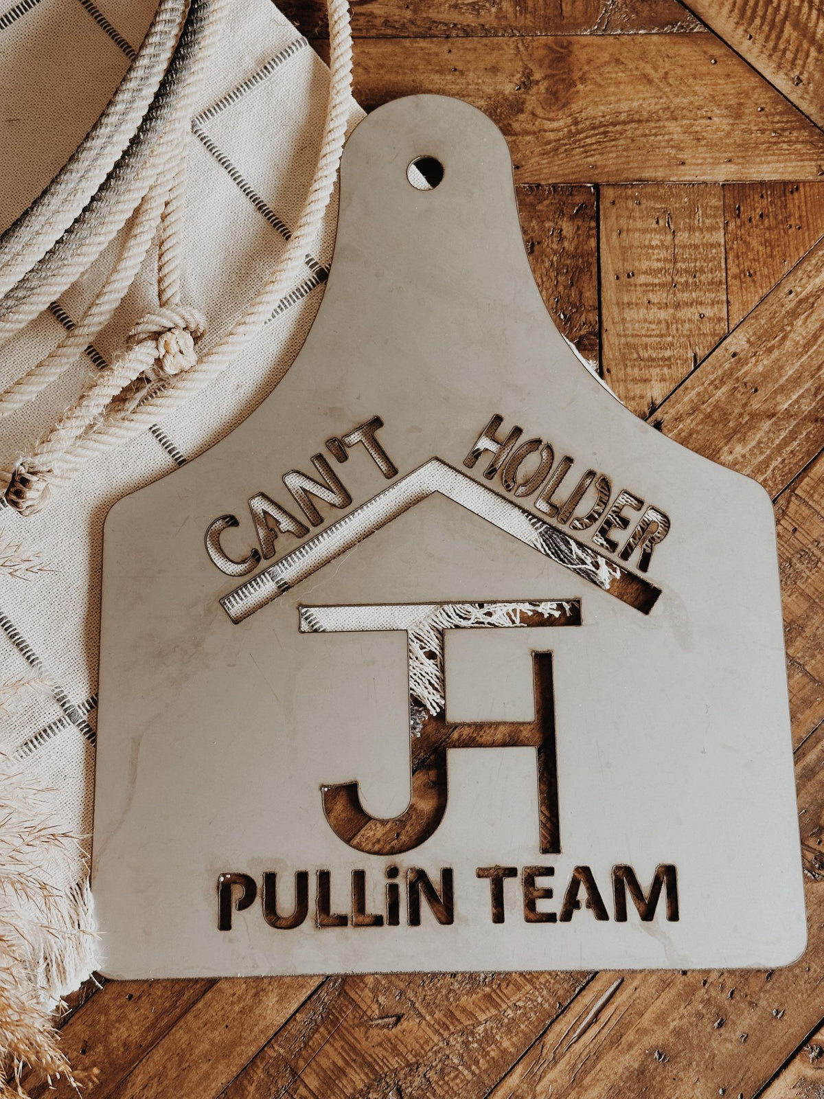 16" 100% CUSTOM EAR TAG SIGN