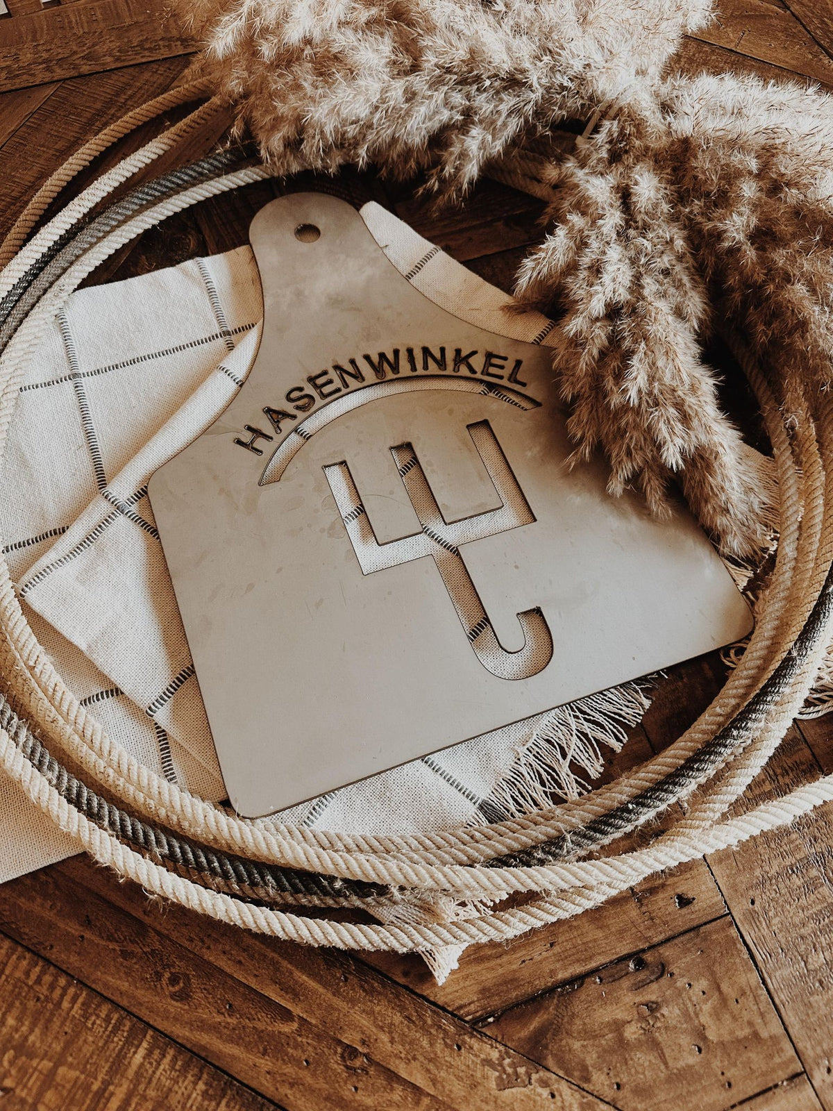 16" 100% CUSTOM EAR TAG SIGN