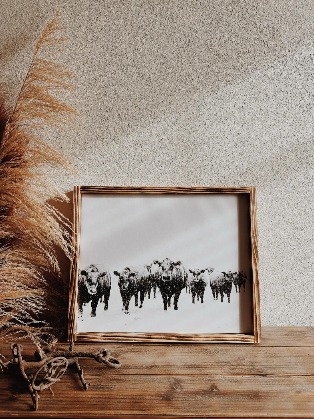 365 Days a Year Ag Never Stops - Handcrafted Western Wood Framed Canvas 16x20