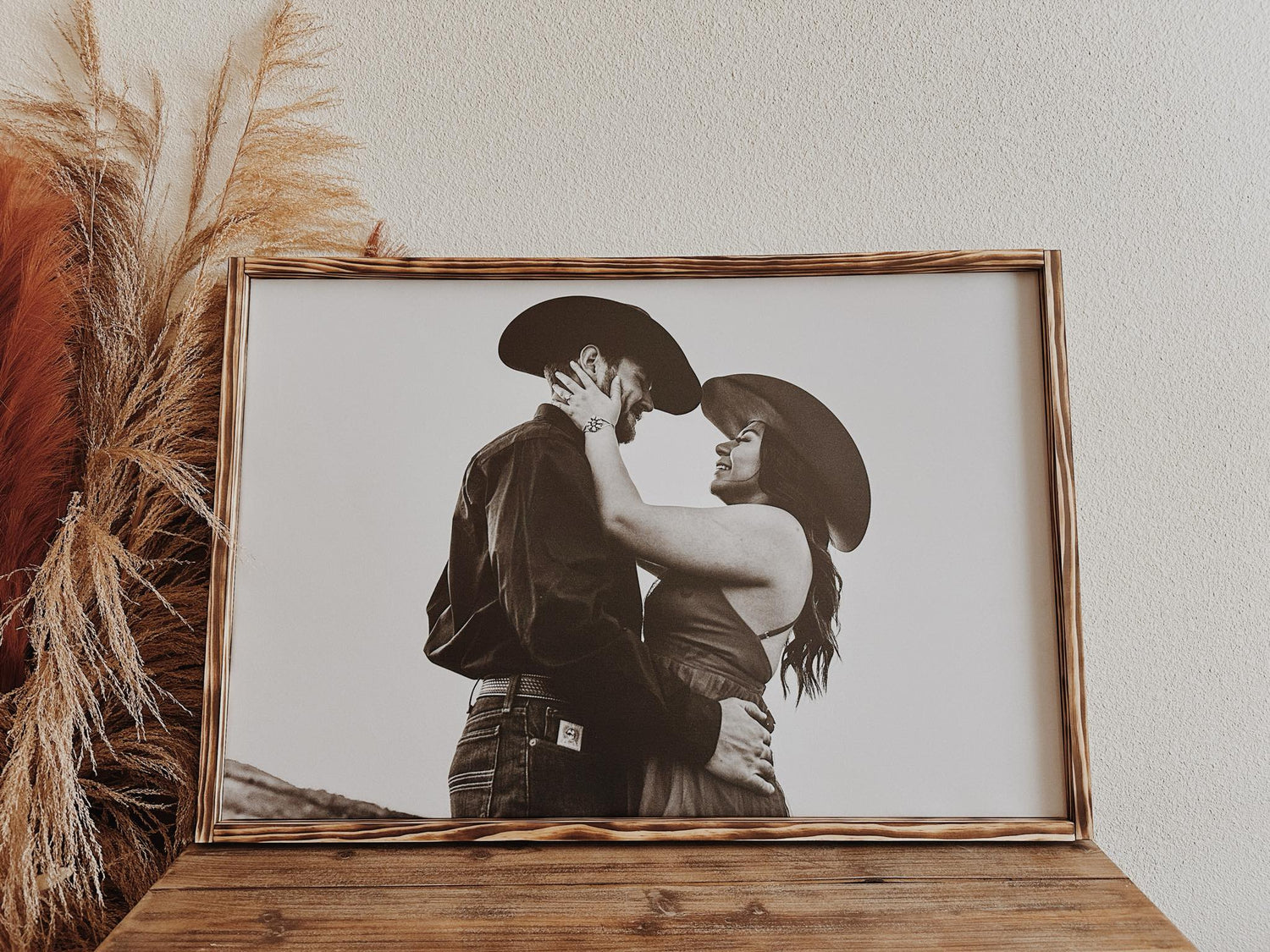 Custom YOUR PHOTO HERE Western Handcrafted Framed Canvas Print