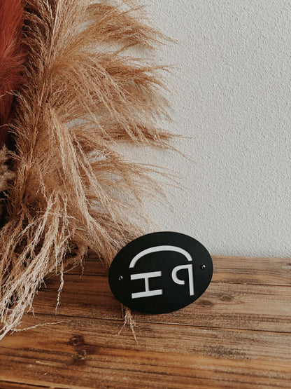 Custom Cattle Brand Hitch Cover - Oval