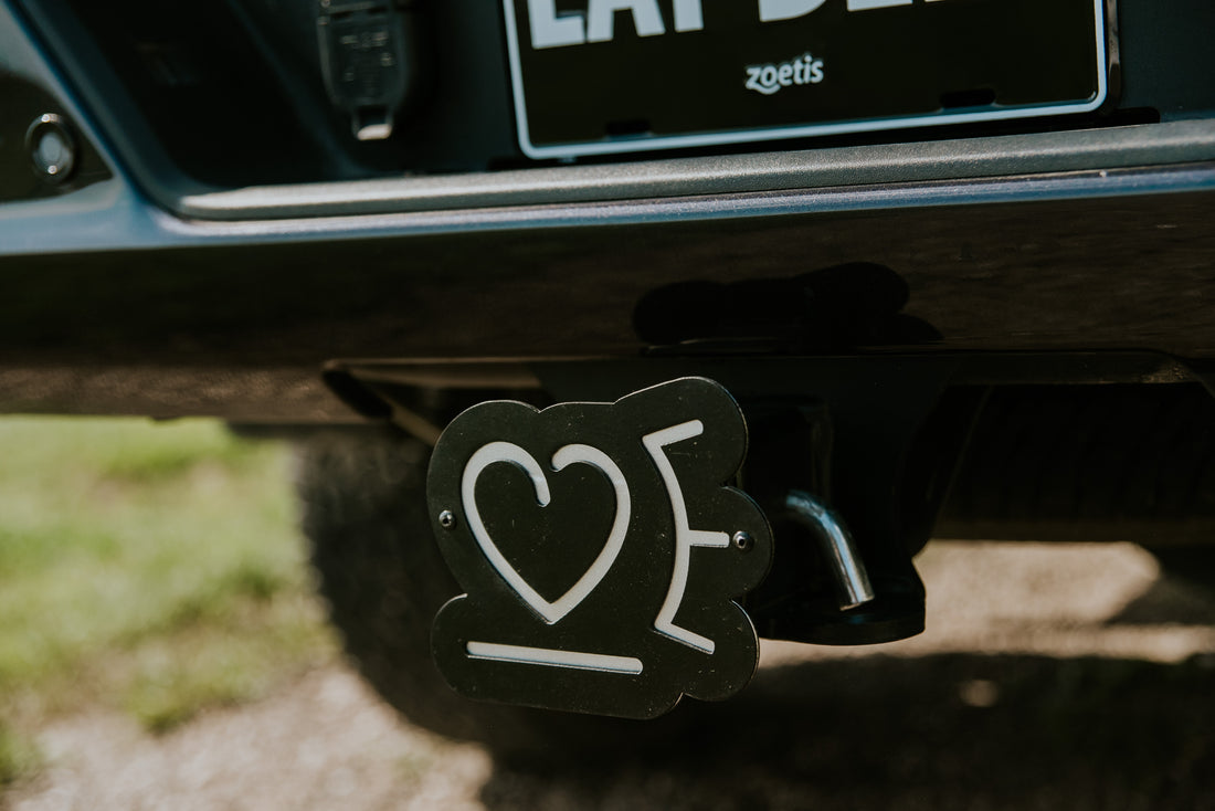 Custom Cattle Brand Hitch Cover - DIY Cut