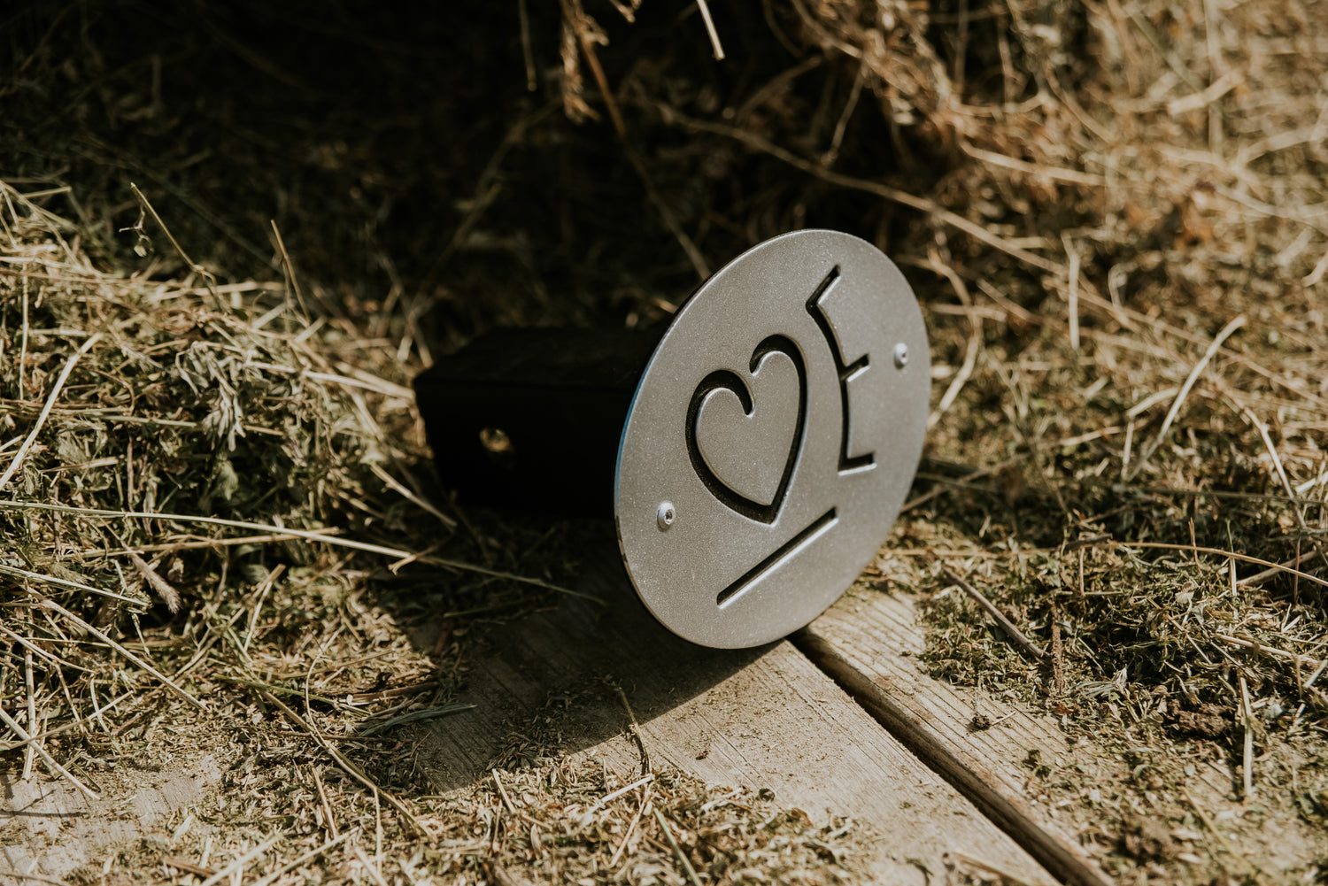 Custom Cattle Brand Hitch Cover - Oval