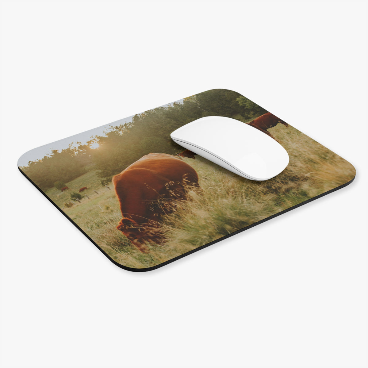 Red Angus Mountain Mouse Pad