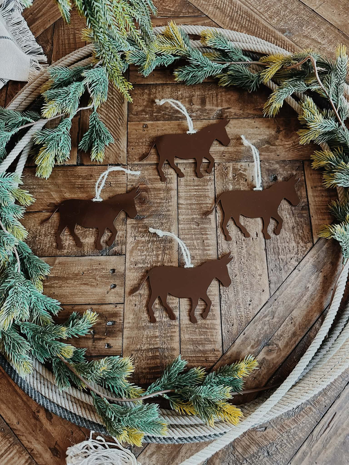 Custom Animal Shape Ornament 4 Pack