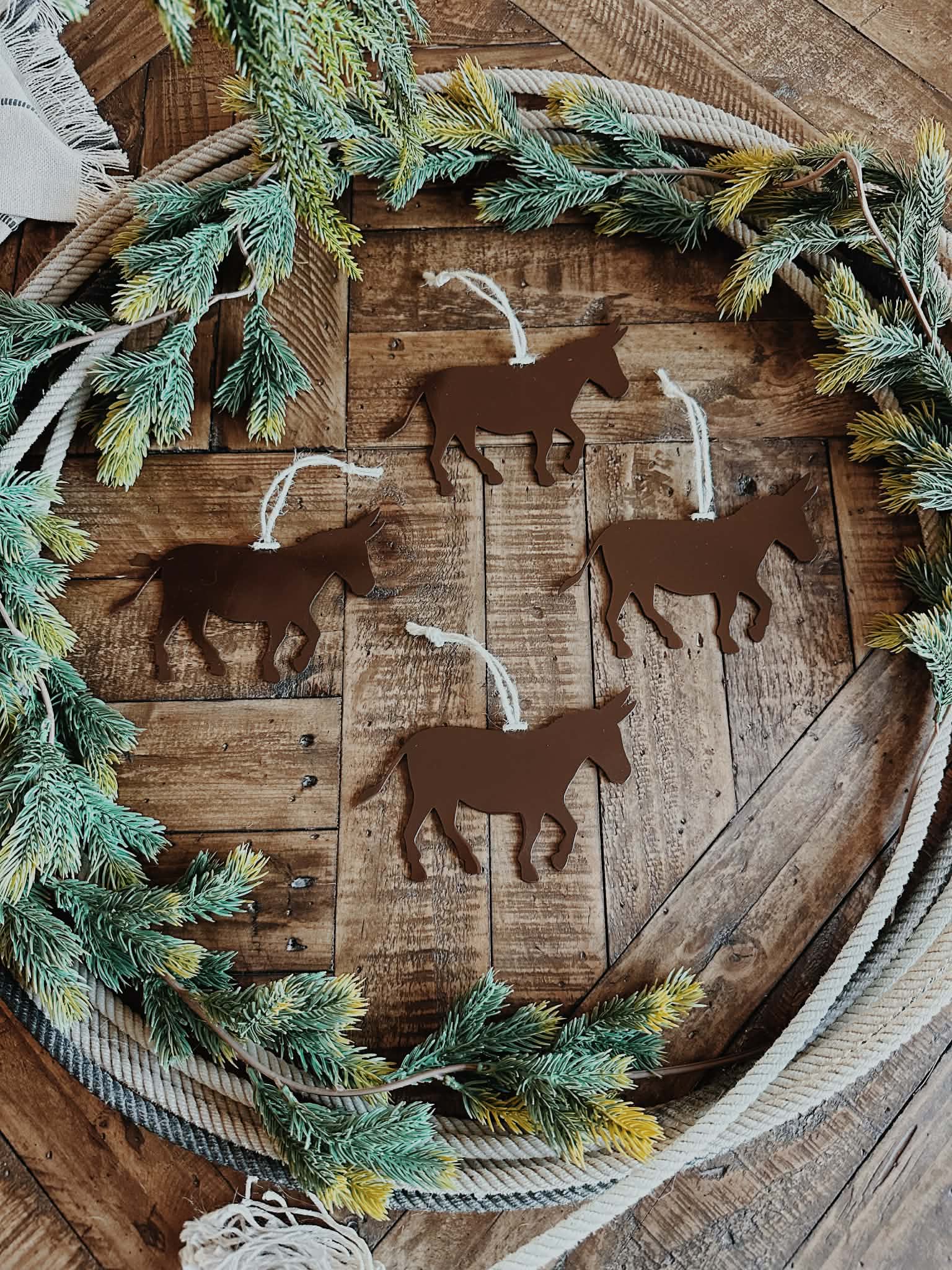 Custom Animal Shape Ornament 4 Pack