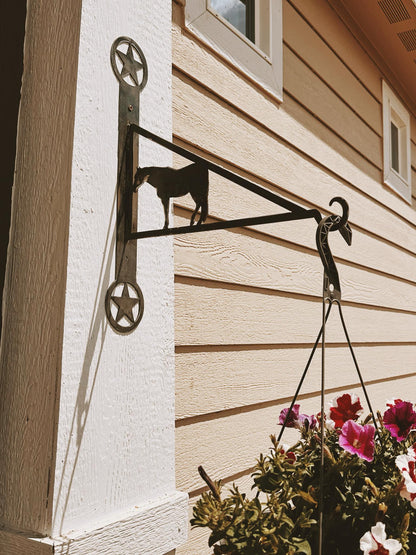 Decorative Western Flower Hanger - Ranch Horse