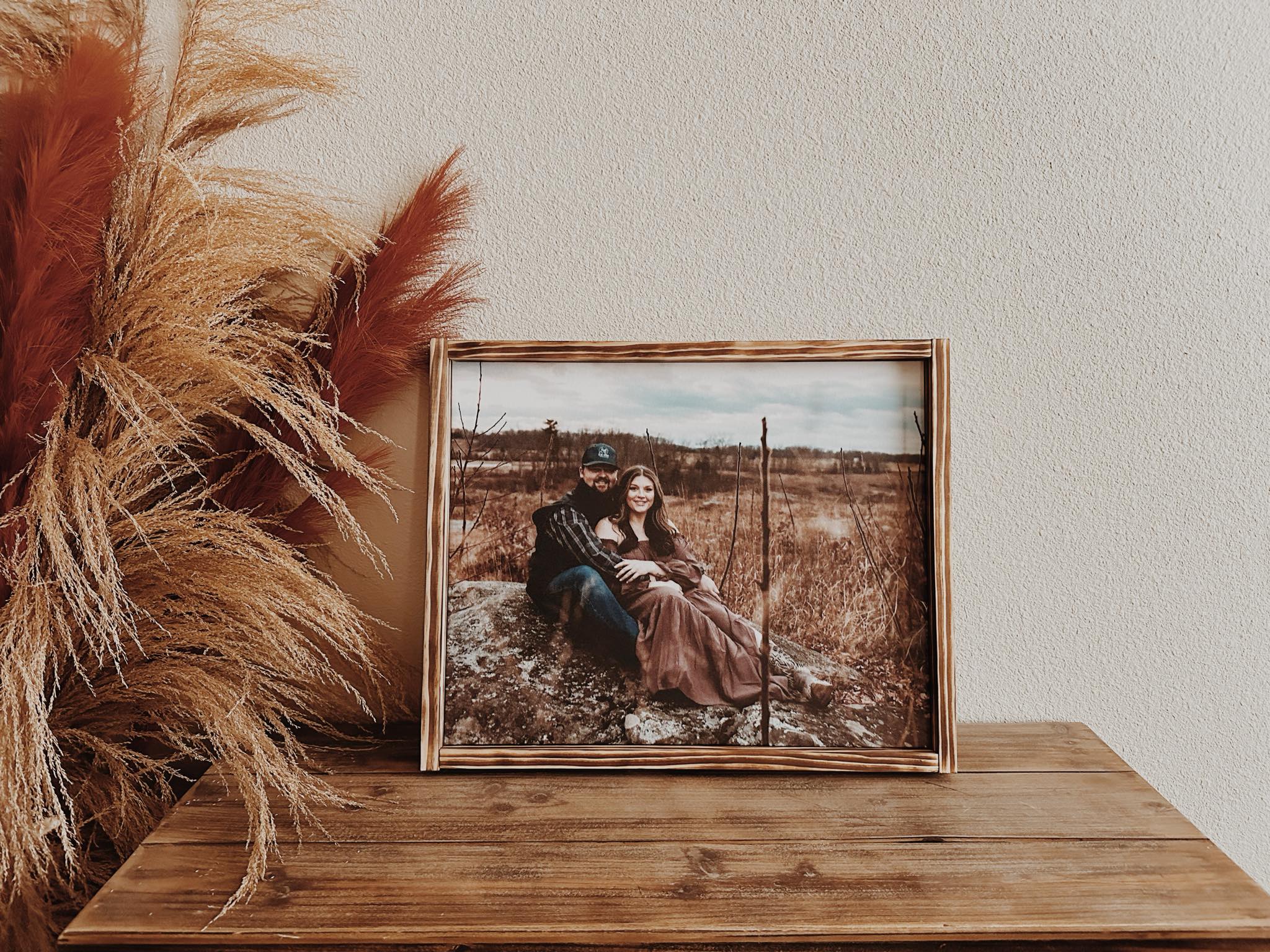 Custom YOUR PHOTO HERE Western Handcrafted Framed Canvas Print